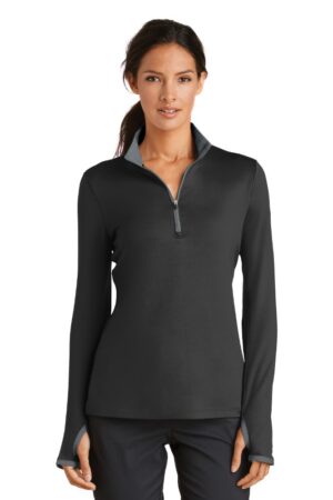 CANCER779796 LADIE’S NIKE DRI-FIT STRETCH 1/2-ZIP COVER-UP