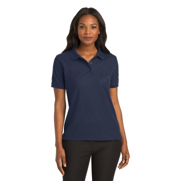 CANCERL500 PORT AUTHORITY® LADIES SILK TOUCH™ POLO