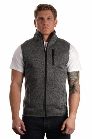 BU437 Burnside® Sweater Fleece Vest