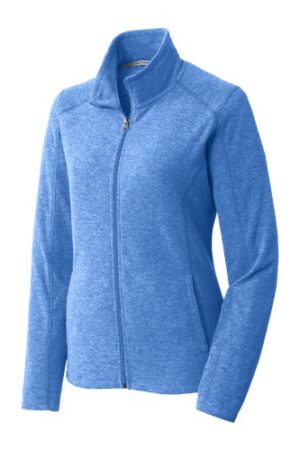 L235 Port Authority® Ladies Heather Microfleece Full-Zip Jacket