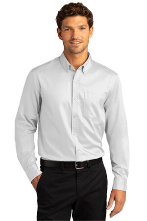 Port Authority Long Sleeve SuperPro React Twill Shirt W808