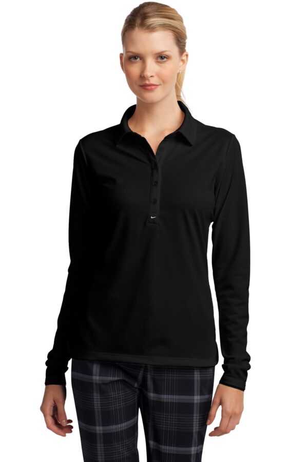 Nike Women's Long Sleeve Dri-FIT Stretch Tech Polo - Image 4