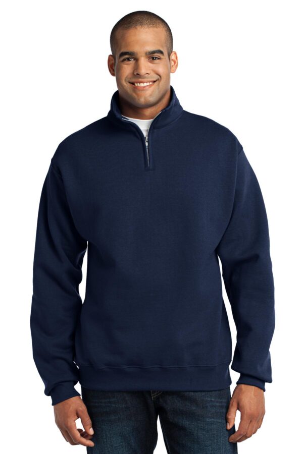 Jerzees - NuBlend 1/4-Zip Cadet Collar Sweatshirt - Image 11