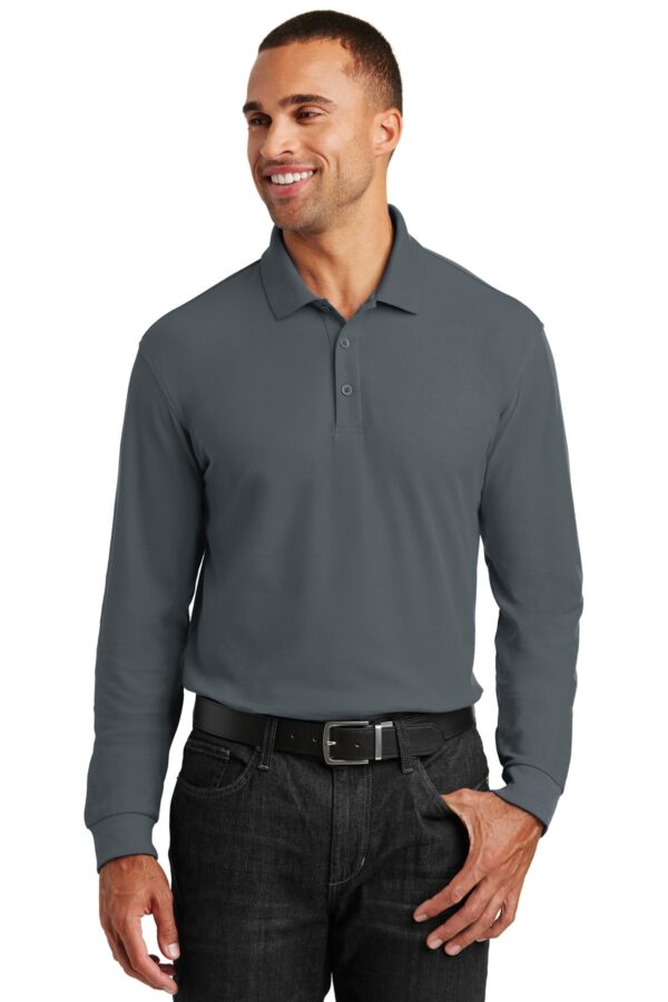 Port Authority Long Sleeve Core Classic Pique Polo