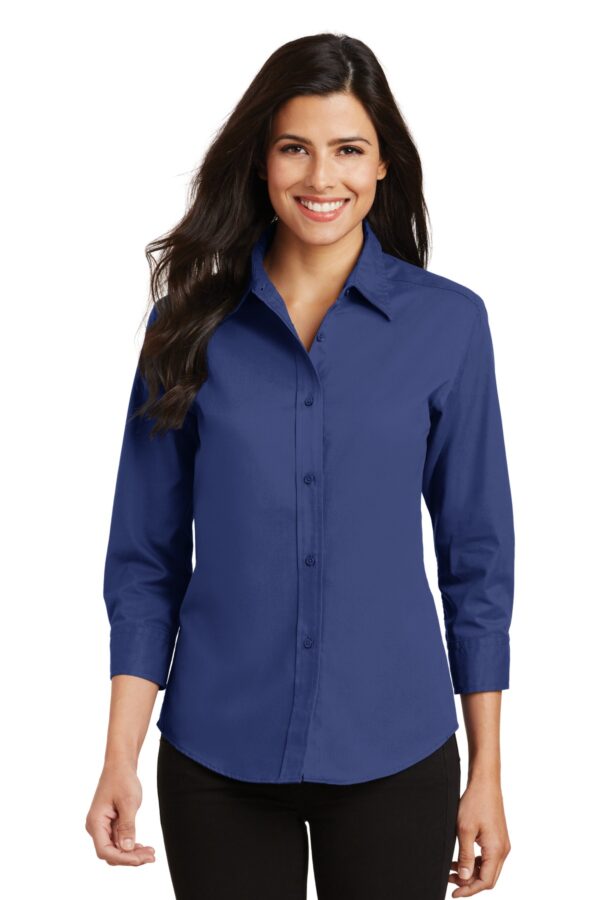 Port Authority Women's 3/4-Sleeve Easy Care Shirt - Image 4