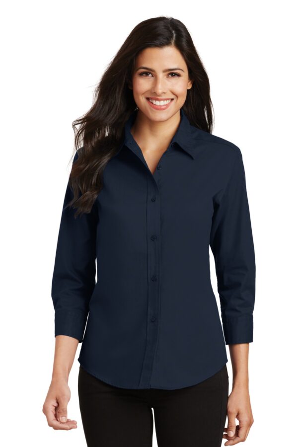 Port Authority Women's 3/4-Sleeve Easy Care Shirt - Image 5