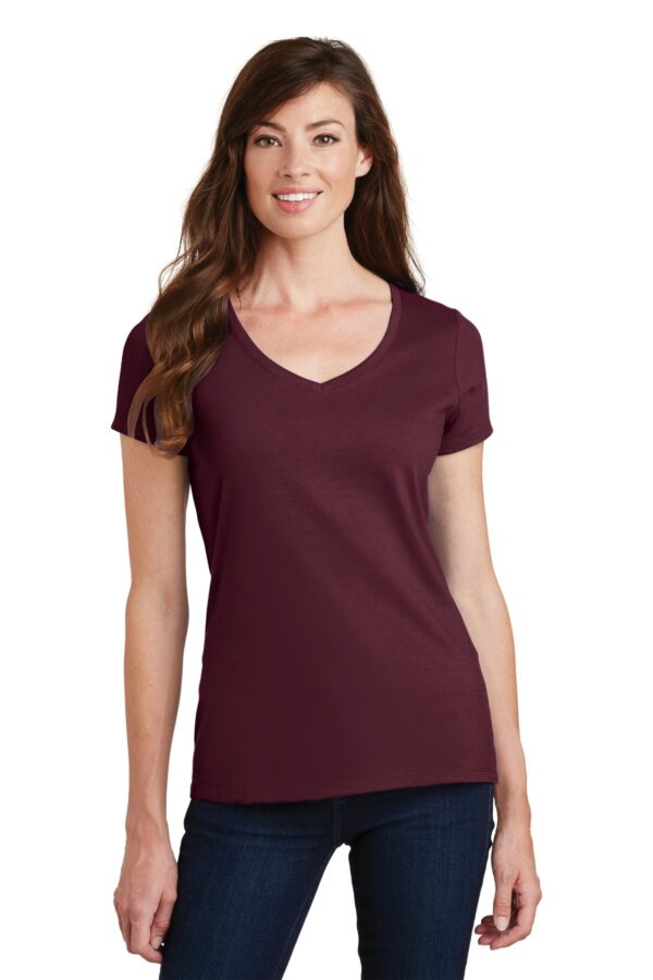 Port & Company Women's Fan Favorite V-Neck Tee - Image 11