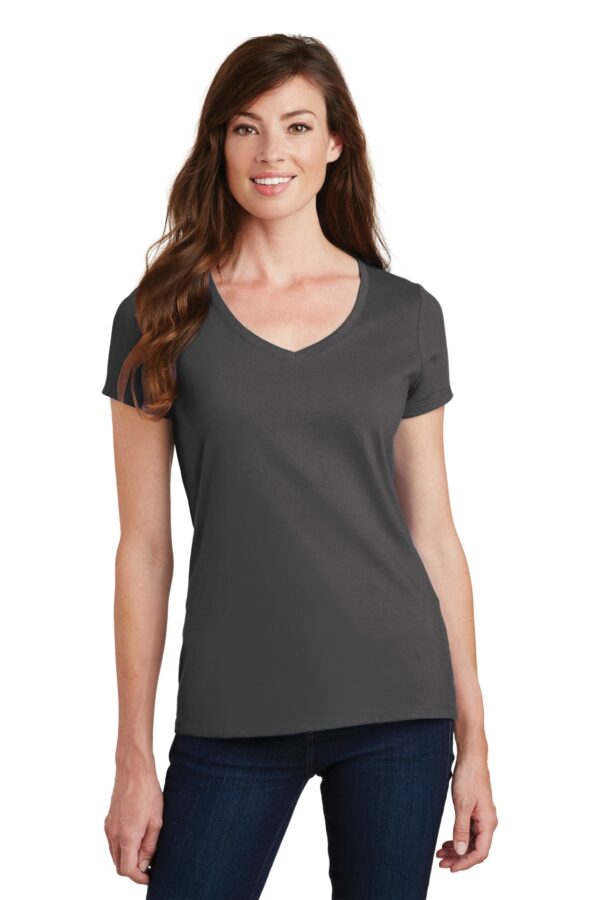 Port & Company Women's Fan Favorite V-Neck Tee - Image 2