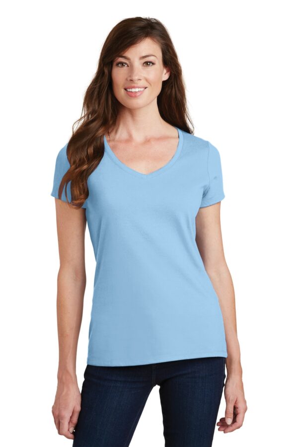 Port & Company Women's Fan Favorite V-Neck Tee - Image 9