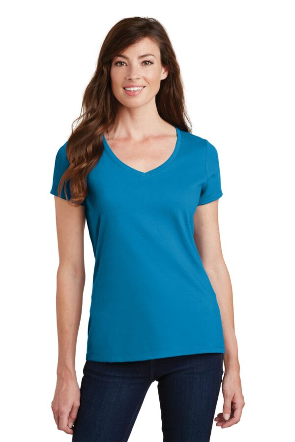 Port & Company Women's Fan Favorite V-Neck Tee - Image 12