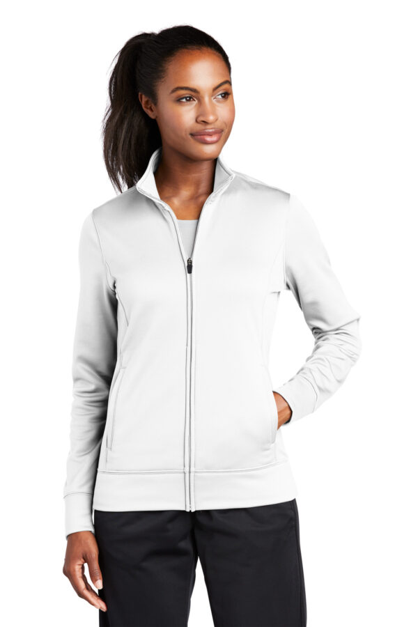 Sport-Tek Women's Sport-Wick Fleece Full-Zip Jacket - Image 4