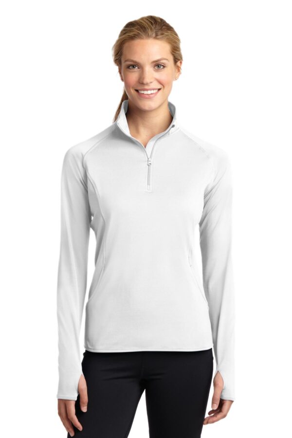 Sport-Tek Women's Sport-Wick Stretch 1/4-Zip Pullover