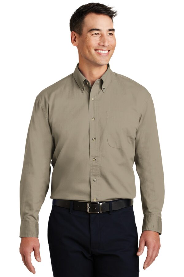 Port Authority Long Sleeve Twill Shirt - Image 3