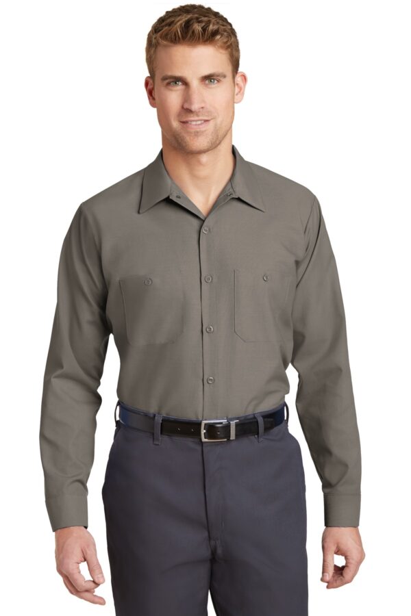 Red Kap Long Sleeve Industrial Work Shirt - Image 7