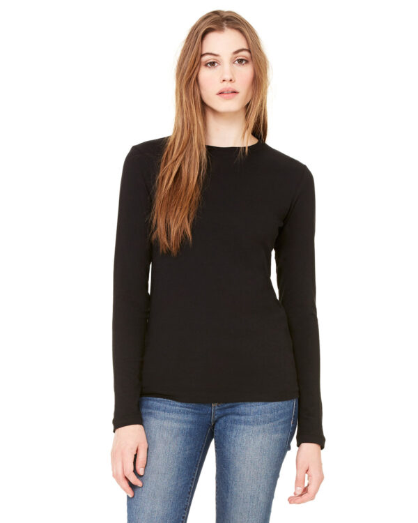 Ladies' Jersey Long-Sleeve T-Shirt - Image 5