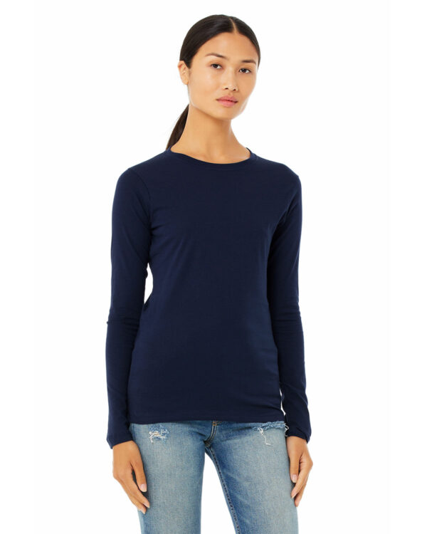 Ladies' Jersey Long-Sleeve T-Shirt - Image 6