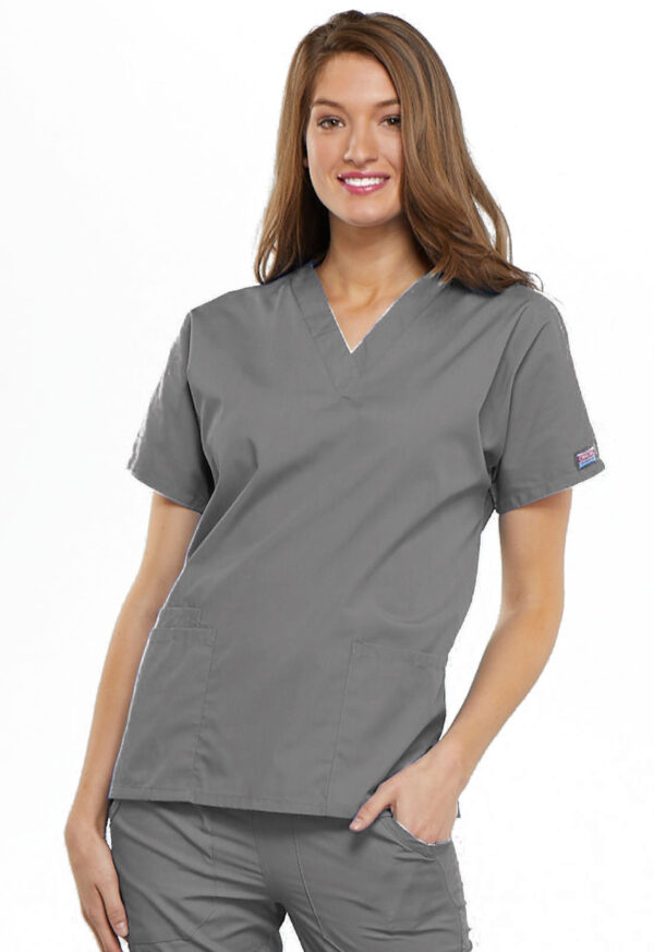 Women's V-Neck Scrub Top - Image 2