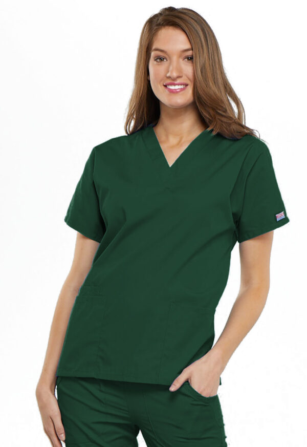 Women's V-Neck Scrub Top - Image 3