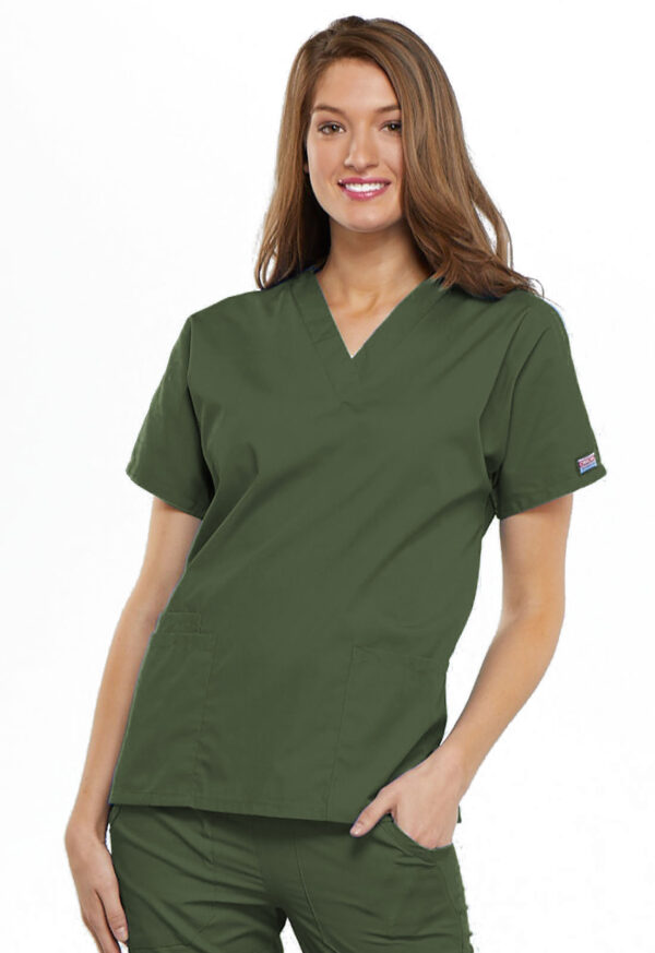 Women's V-Neck Scrub Top - Image 6