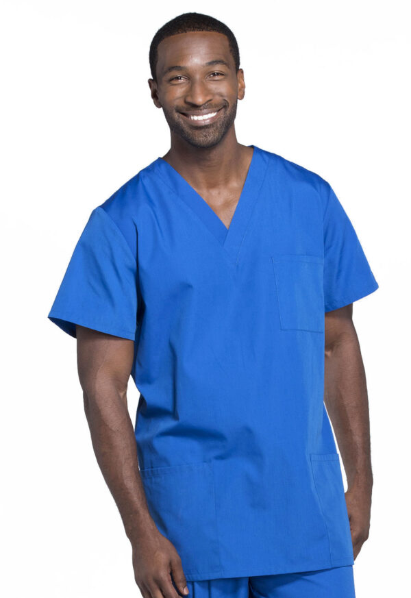 Unisex V-Neck Scrub Top - Image 10