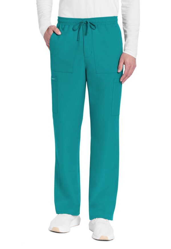 Men's Mid Rise Zip Fly Straight Leg Scrub Pant - Image 14