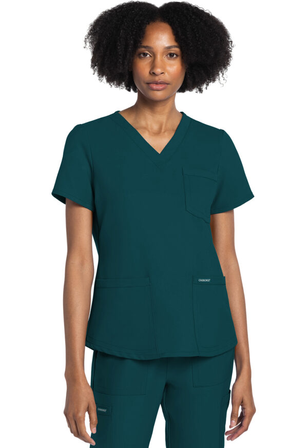 Women's V-Neck Scrub Top - Image 14