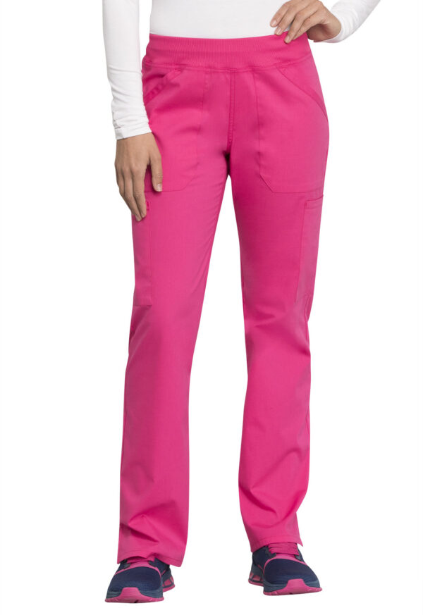 Women's Mid Rise Straight Leg Pull-on Cargo Scrub Pant - Image 6