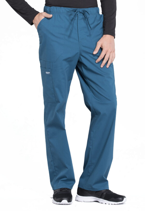 Men's Tapered Leg Fly Front Cargo Scrub Pant - Image 6