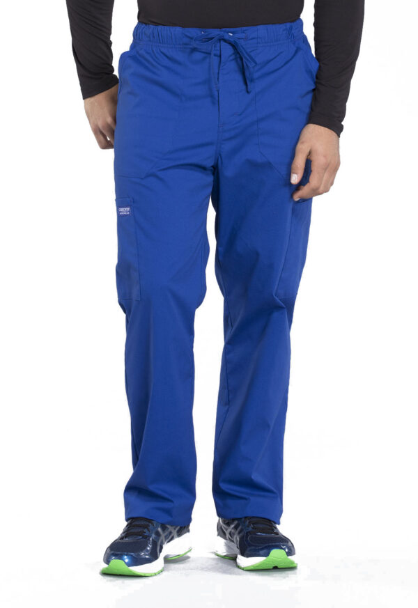 Men's Tapered Leg Fly Front Cargo Scrub Pant - Image 4