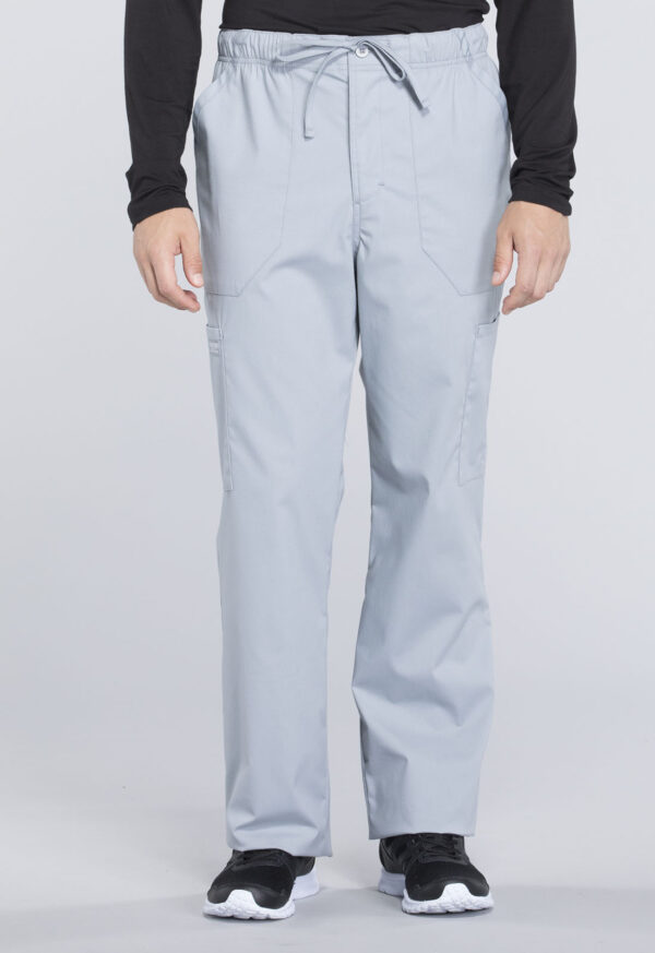 Men's Tapered Leg Fly Front Cargo Scrub Pant - Image 3