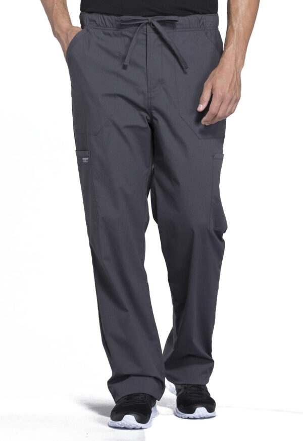 Men's Tapered Leg Fly Front Cargo Scrub Pant - Image 11