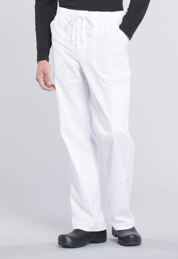 Men's Tapered Leg Fly Front Cargo Scrub Pant - Image 8