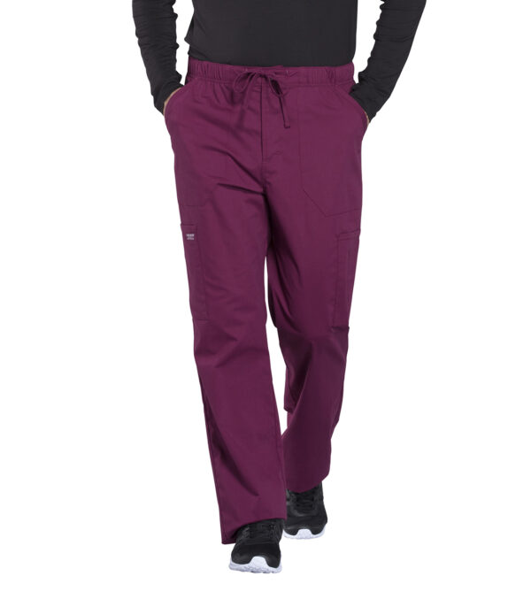 Men's Tapered Leg Fly Front Cargo Scrub Pant - Image 7