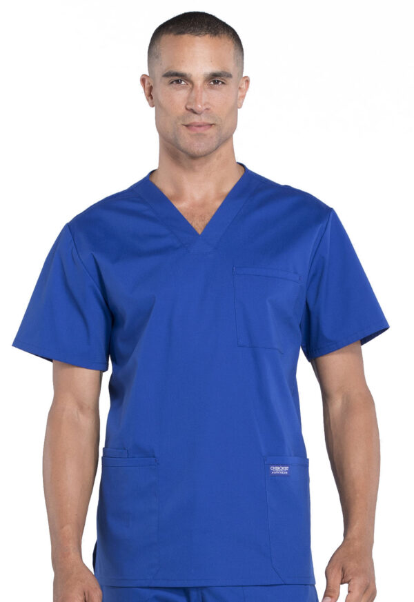 Men's V-Neck Scrub Top - Image 5