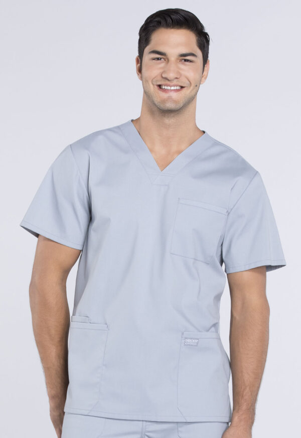 Men's V-Neck Scrub Top - Image 4