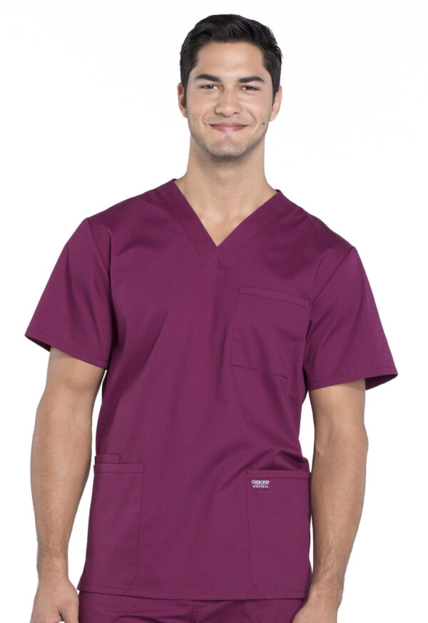 Men's V-Neck Scrub Top - Image 8